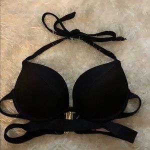 Black push up bathing suit top 32B